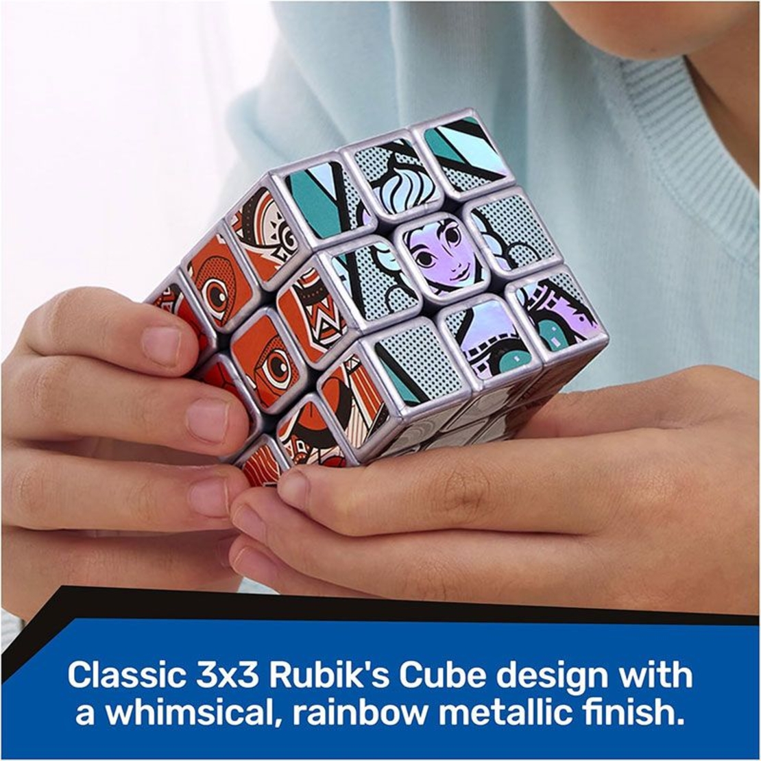 Логически пъзел куб на Рубик Spin Master Rubik Disney Platinum Кубче 3х3