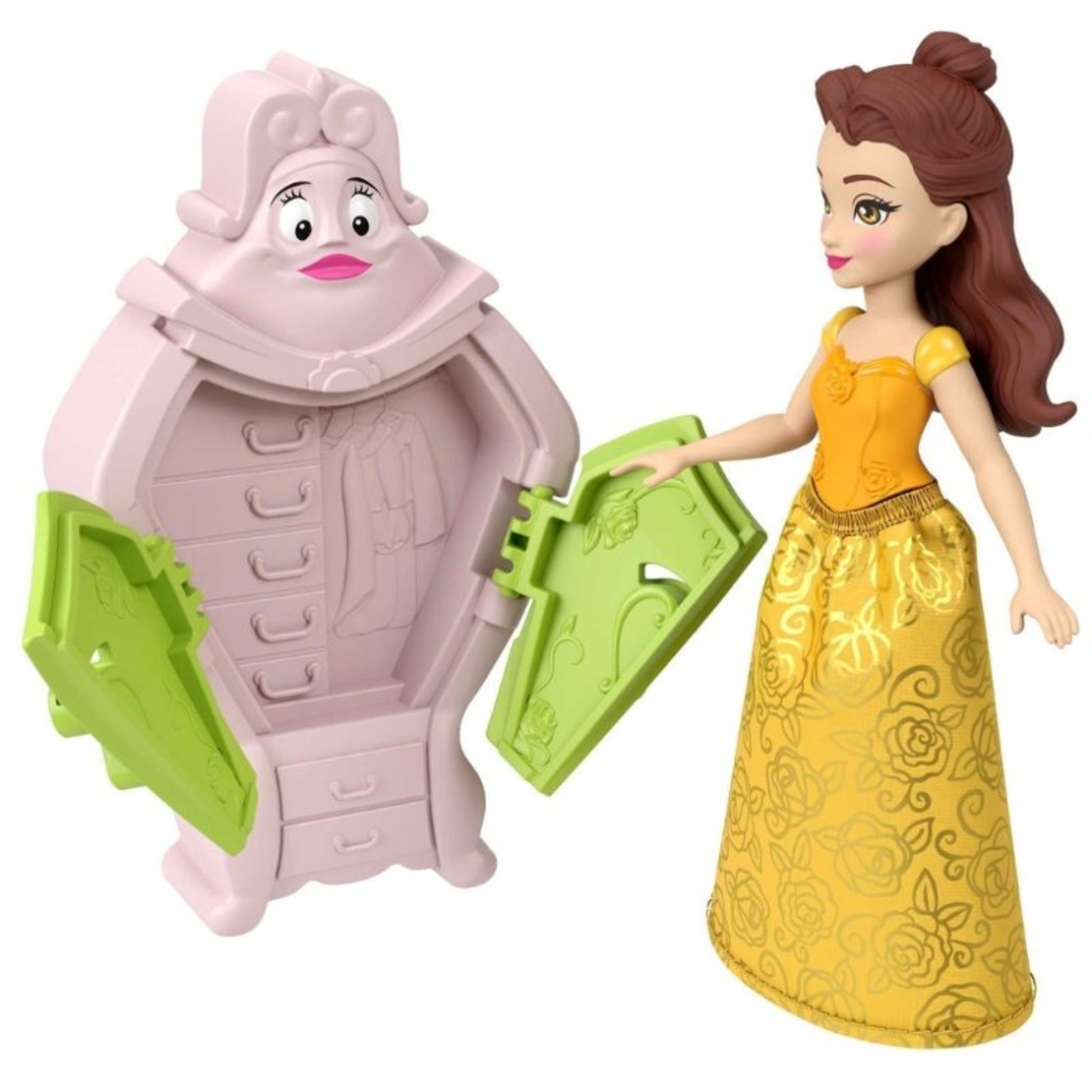 Игрален комплект Mattel Disney Замъкът на Бел с кукла