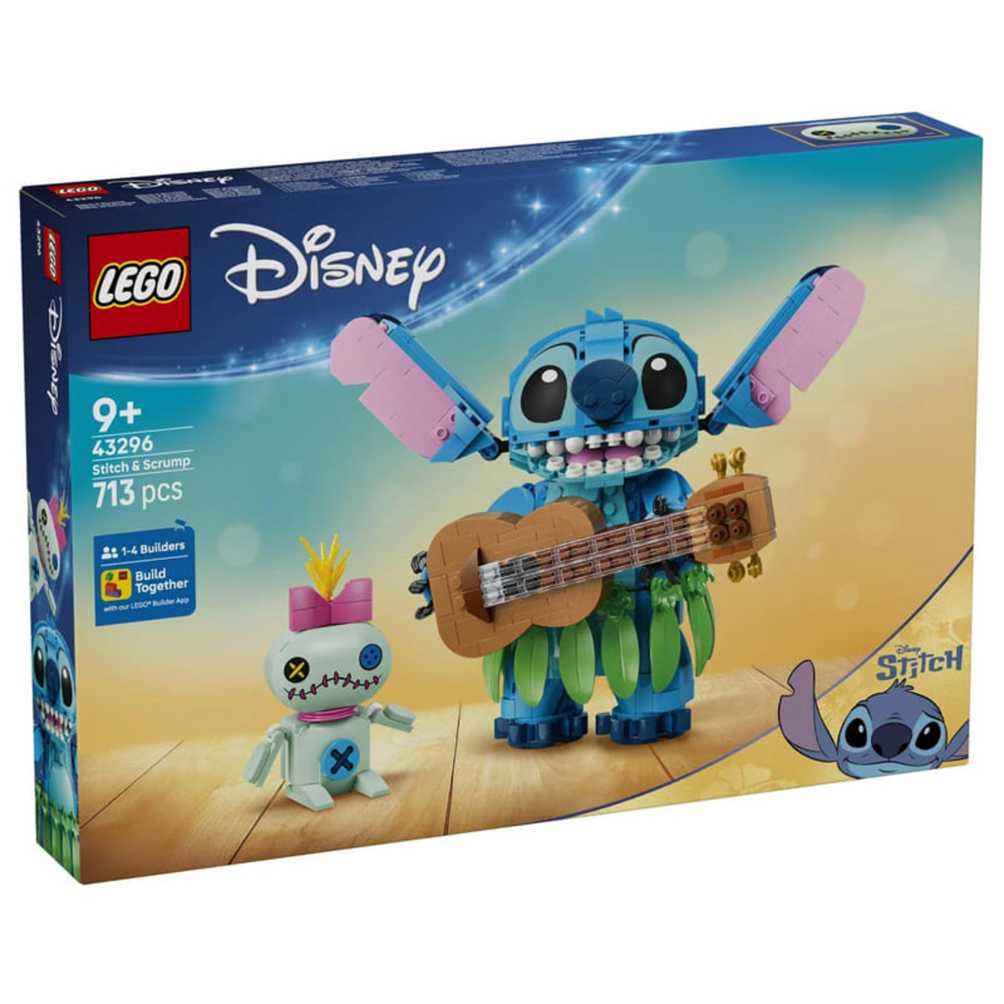 LEGO® Disney Стич и Скръмп 43296