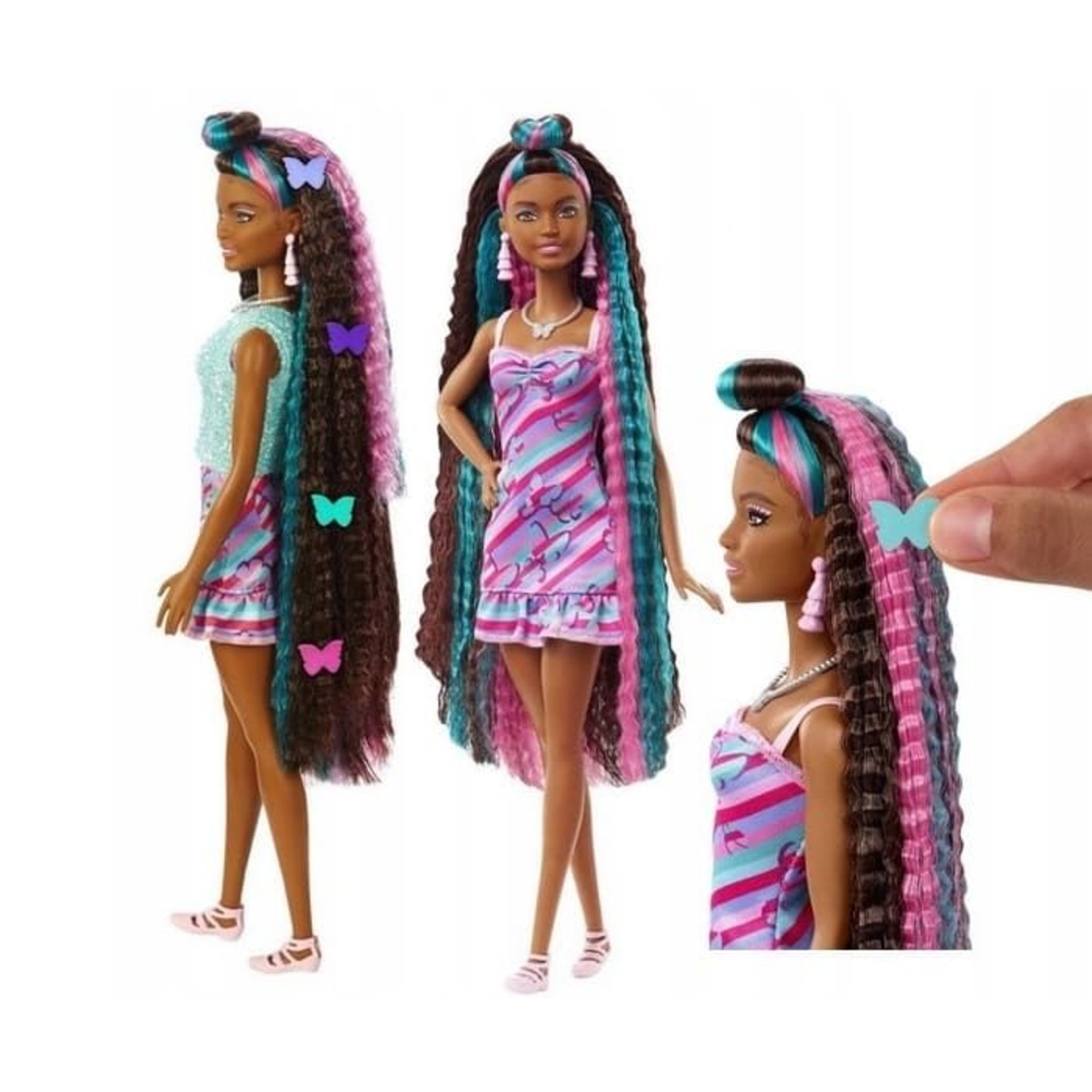 Кукла Mattel Barbie Totally Hair Butterflies