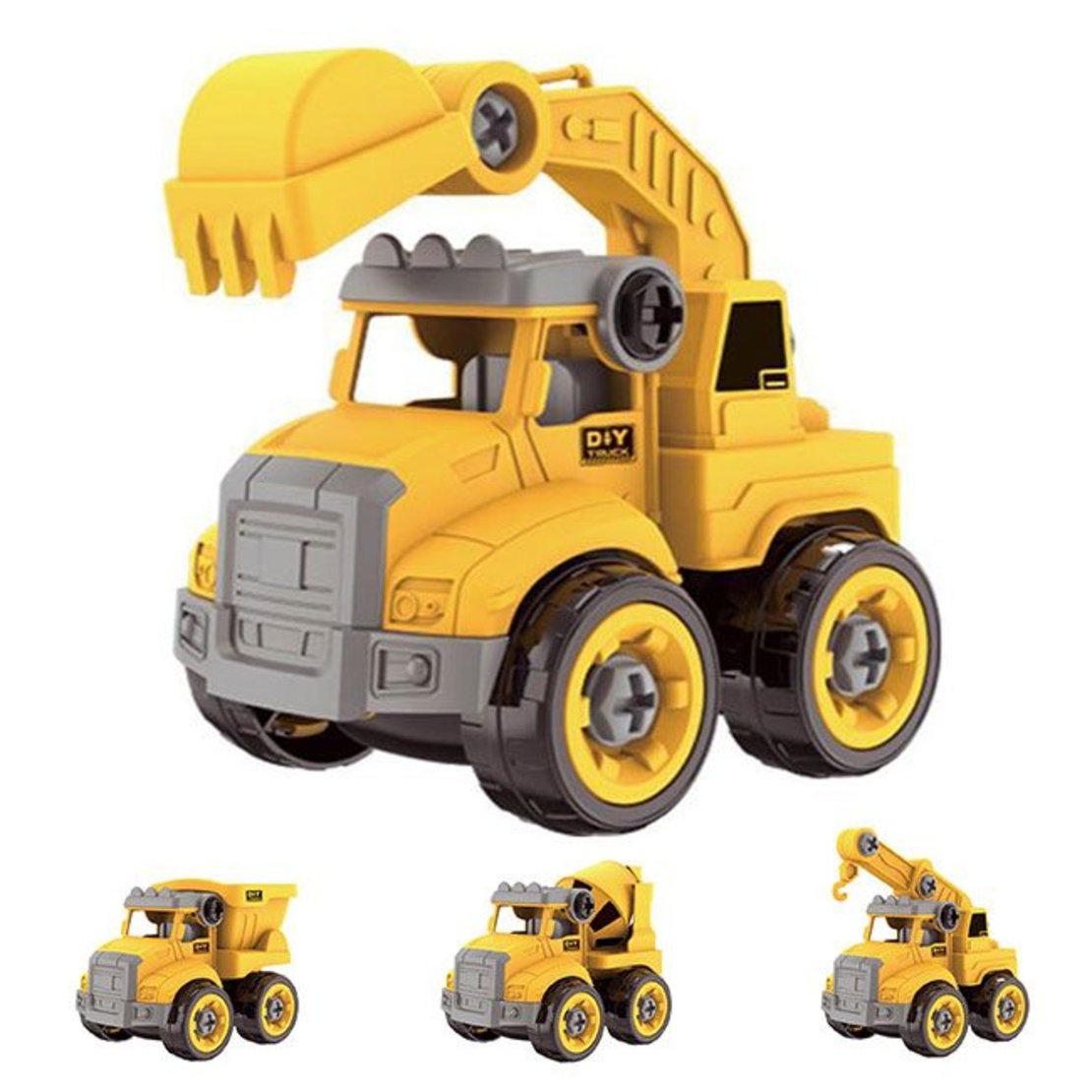 Строителна машина за игра Raya Toys DIY за сглобяване