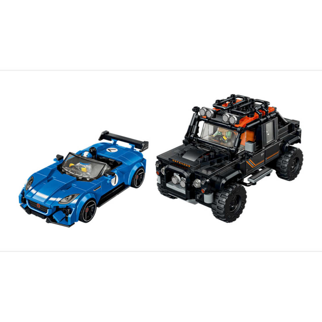 LEGO® Speed Champions Jaguar Project 7 и Land Rover Defender 77264