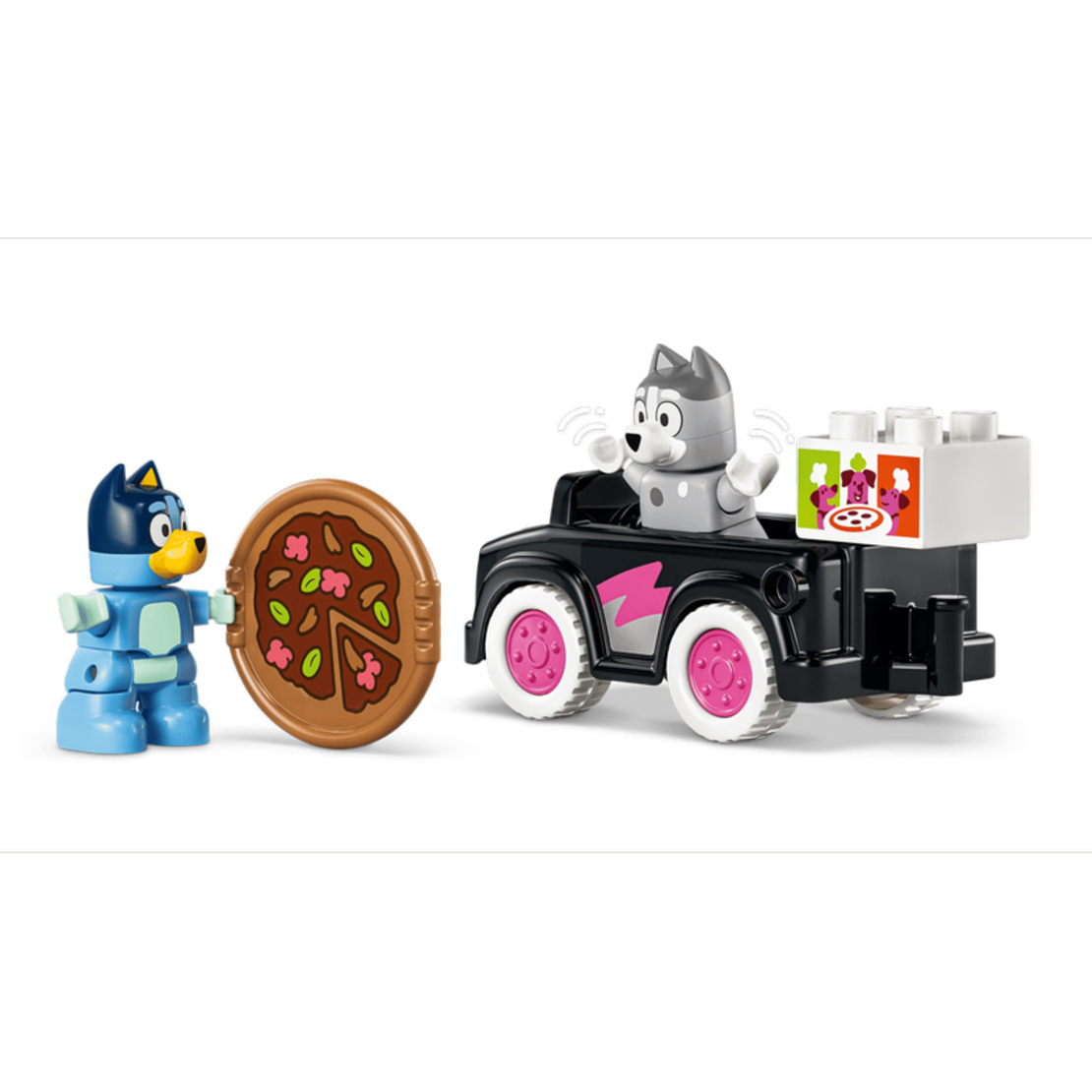 LEGO® DUPLO® Bluey Момичетата с пицата, Мъфин и Блуи 10469