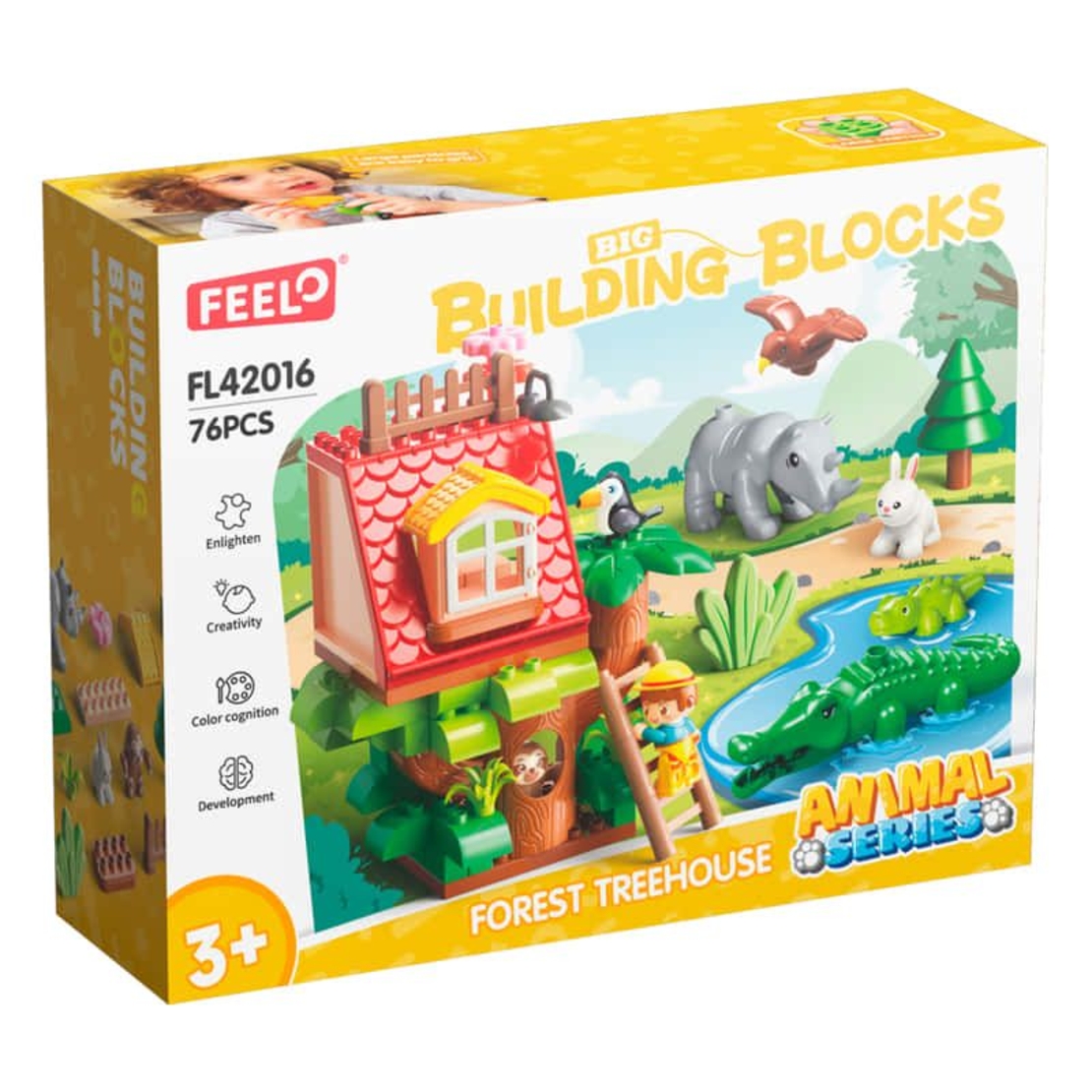 Конструктор Feelo Forest Treehouse, 76 ч.