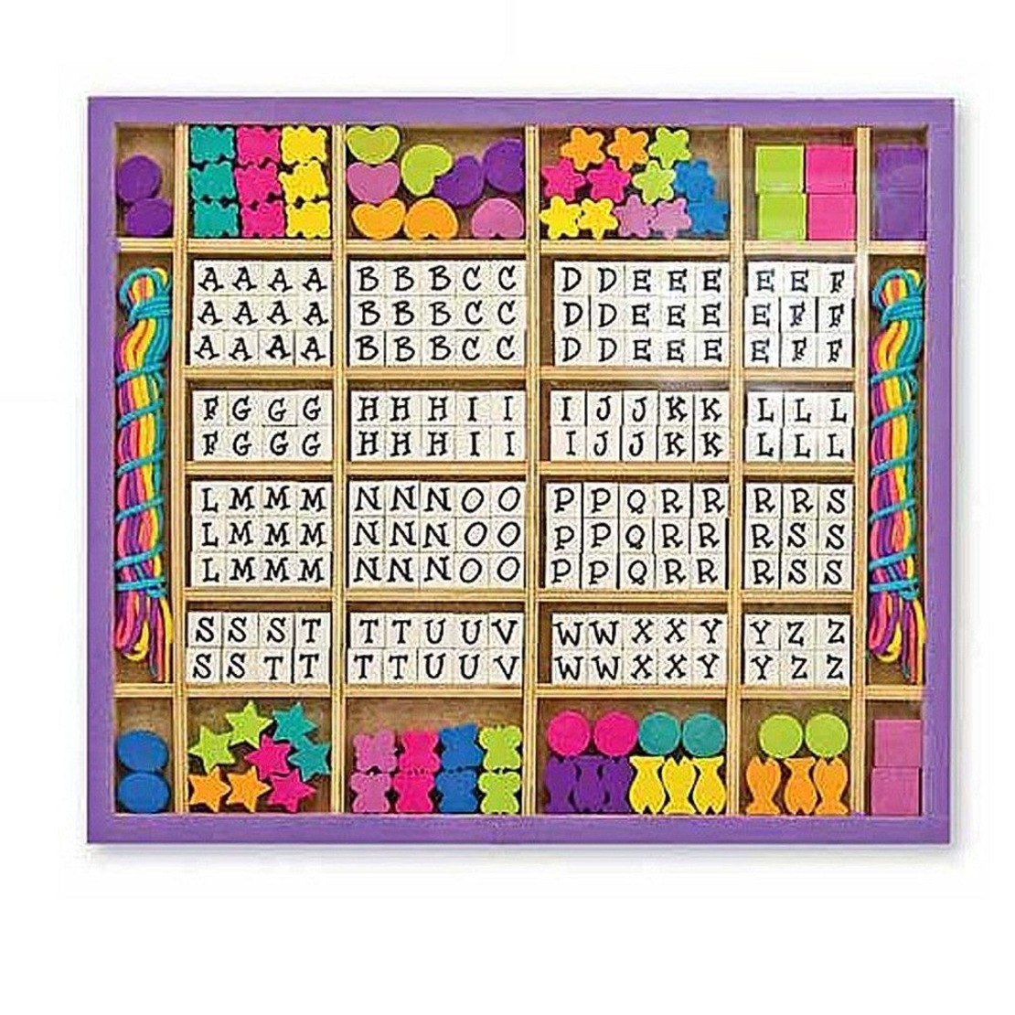 Дървени бижута с букви Melissa and Doug 13774