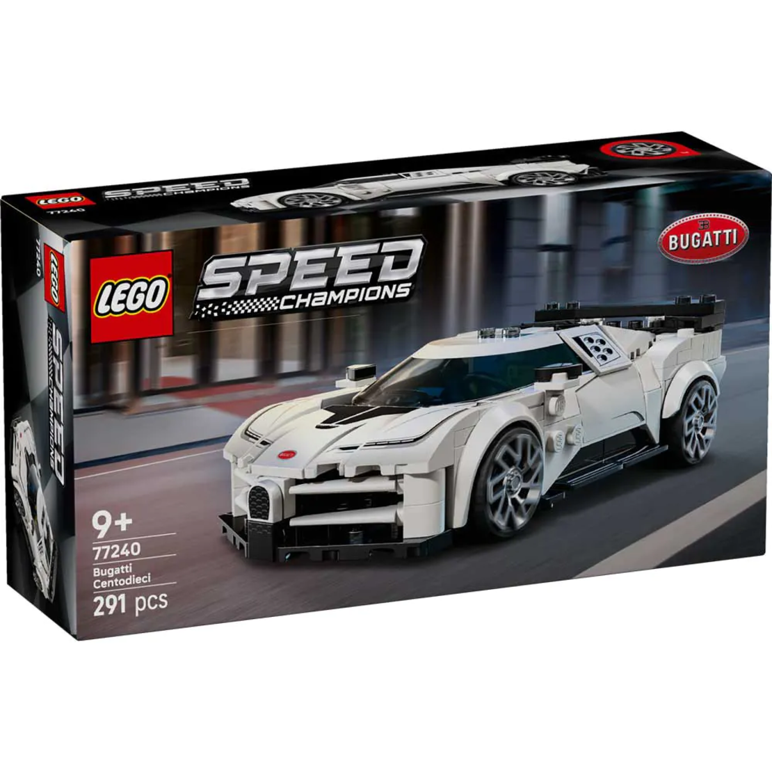 LEGO® Speed Champions Хиперспортна кола Bugatti Centodieci 77240