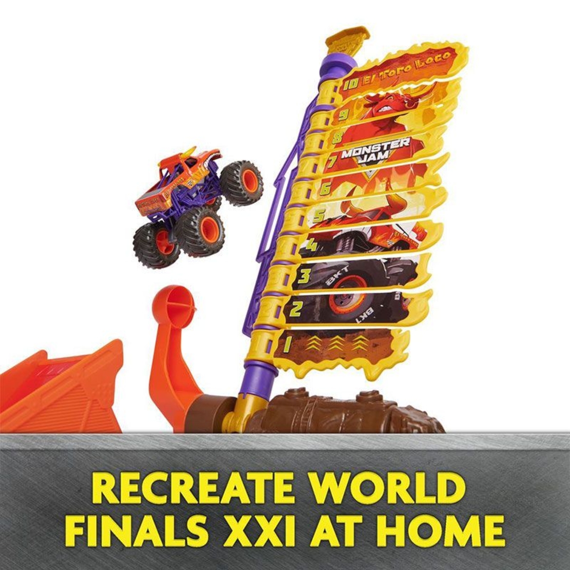Писта Spin Master Monster Jam True Metal El Toro Loco Big Air Challenge