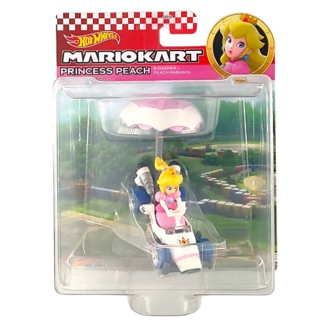 Детска кола за игра Mattel Hot Wheels Mario Kart Princess Peach, 1:64