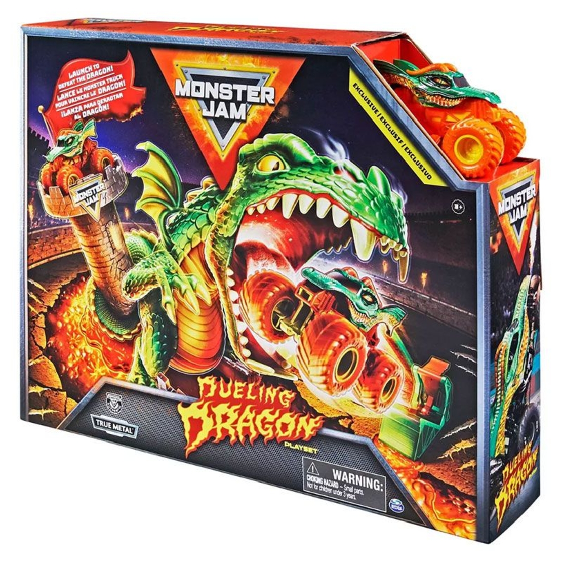 Писта Spin Master Monster Jam True Metal Dueling Dragon