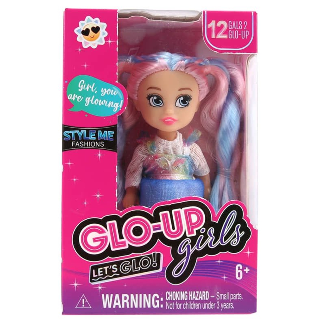 Мини кукла Raya Toys GLO-UP Girls Let`s Glo!