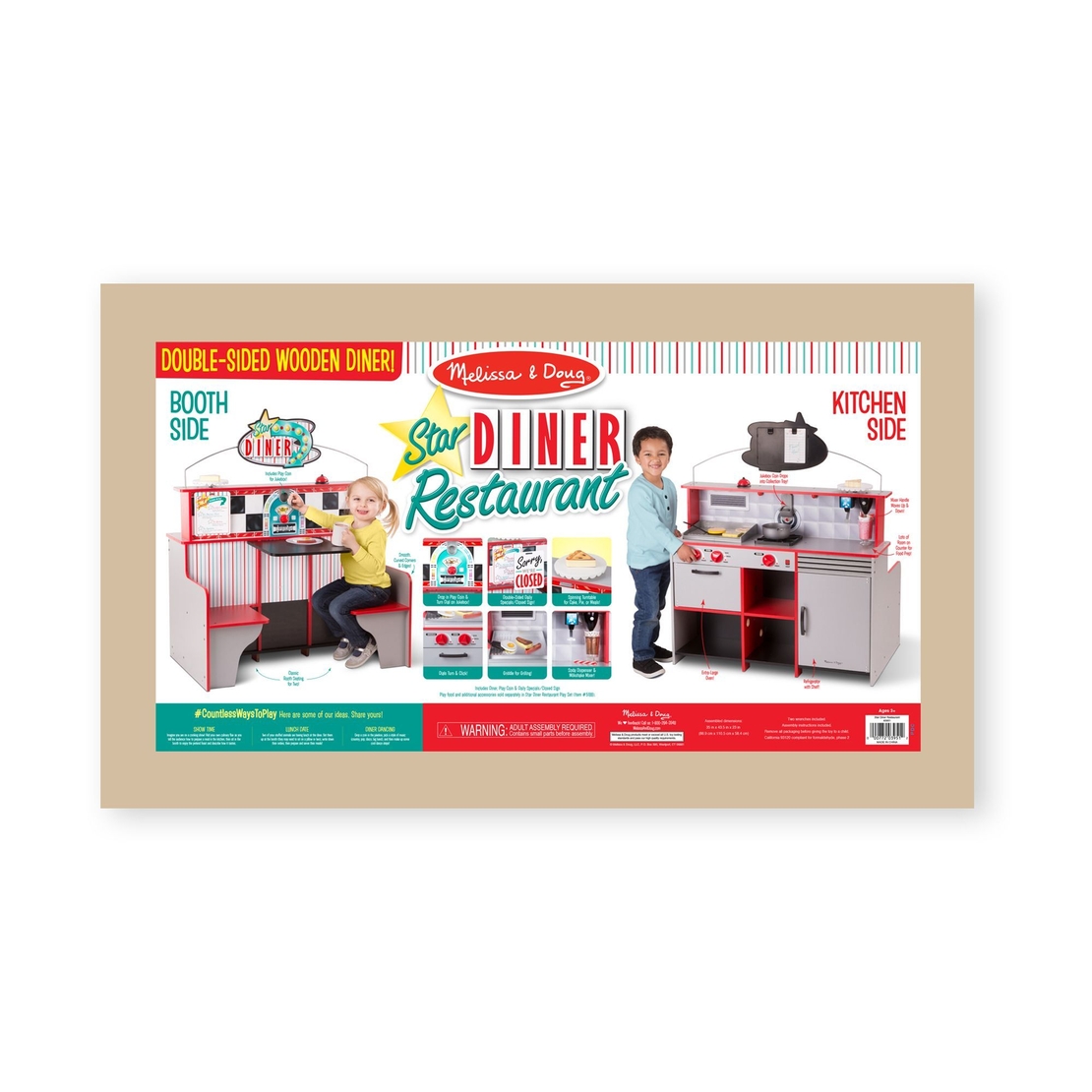 Дървен ресторант Звездна вечеря Melissa and Doug 13951