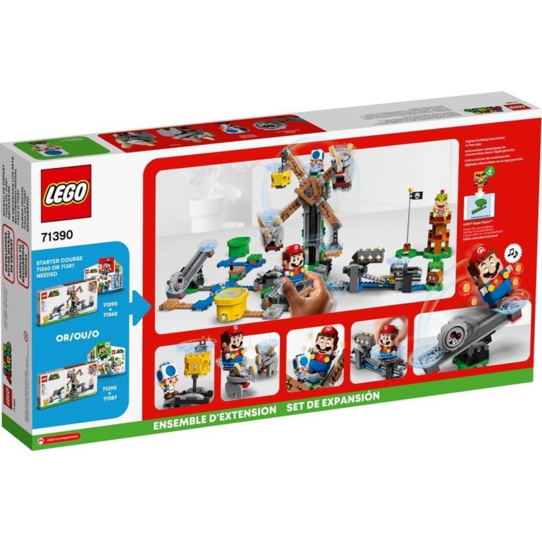 LEGO® Super Mario™ Комплект с допълнения Reznor Knockdown 71390