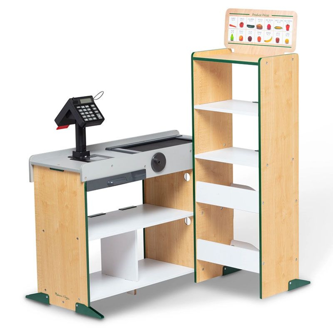 Детски супермаркет дървен Melissa and Doug Магазин Фреш за хранителни стоки