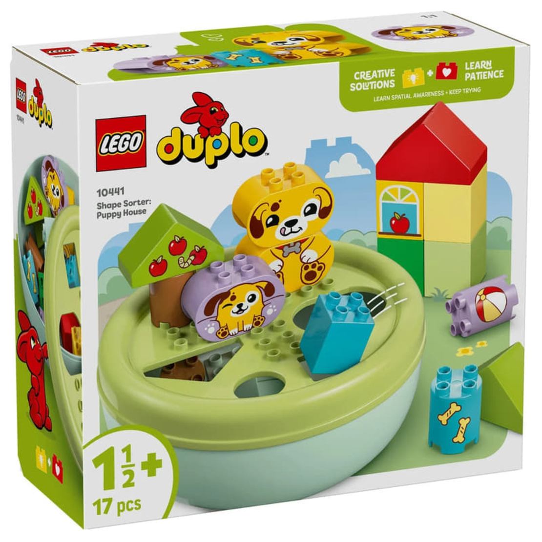 LEGO® DUPLO® Моят първи сортер с формички Къща за кученца 10441