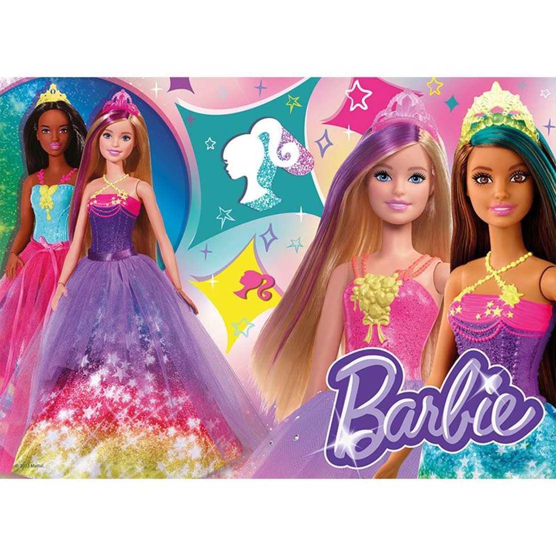 Детски пъзел Lisciani Maxifloor Barbie, 4 x 48 части