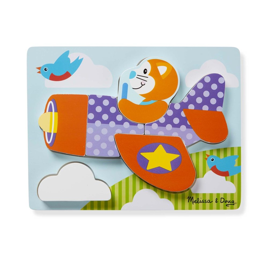 Дървен пъзел Melissa and Doug Превозни средства 40133