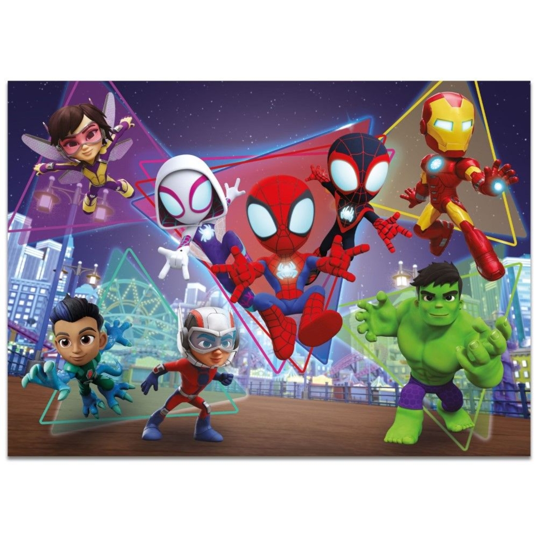 Детски пъзел Lisciani MAXI FLOOR Marvel Spidey 4x48ч.