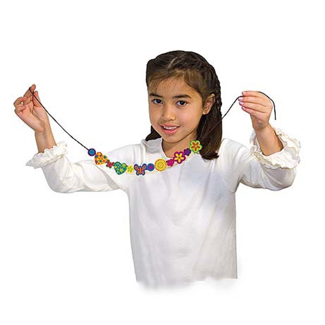 Комплект дървени мъниста Melissa and Doug Направи си сам бижута 14169