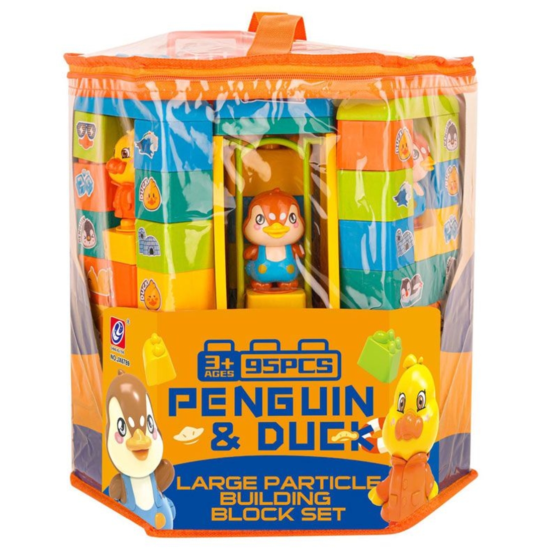 Raya Toys Конструктор Penguin & Duck, в чанта, 95 чaсти