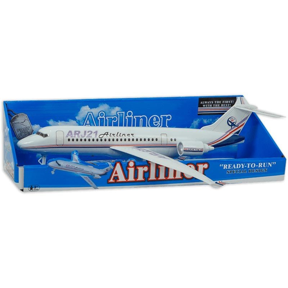Самолет Raya Toys Airliner Инерционен 667-2
