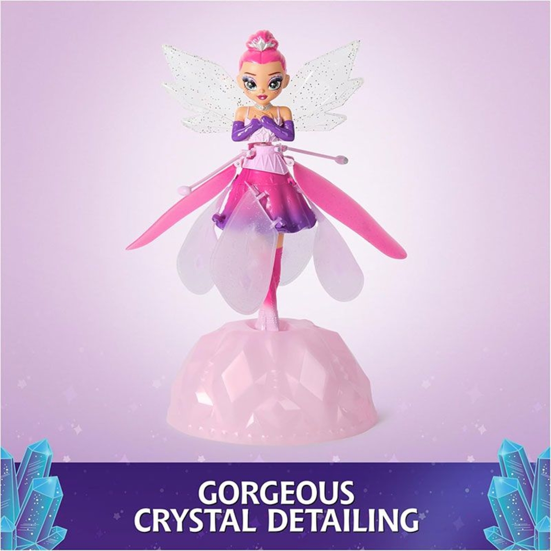 Интерактивна кукла летяща фея Spin Master Hatchimals Crystal Flyers