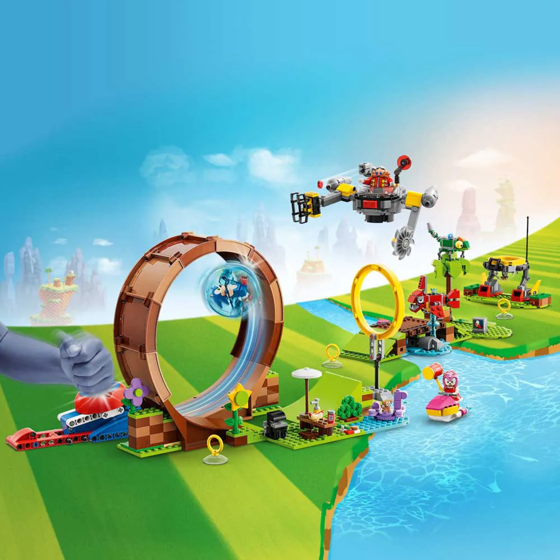 LEGO® Sonic Игра с лупинги в зелената зона 76994