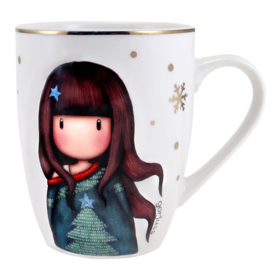 Комплект чаша с подложка - Santoro Gorjuss Merry and Bright - Cosy