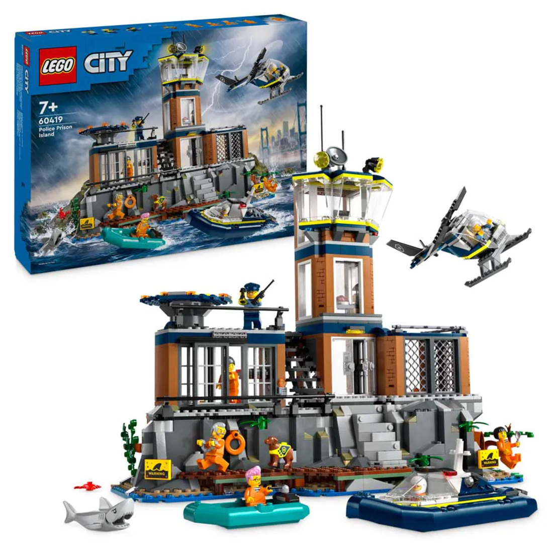 LEGO® City Затворническият остров на полицията 60419
