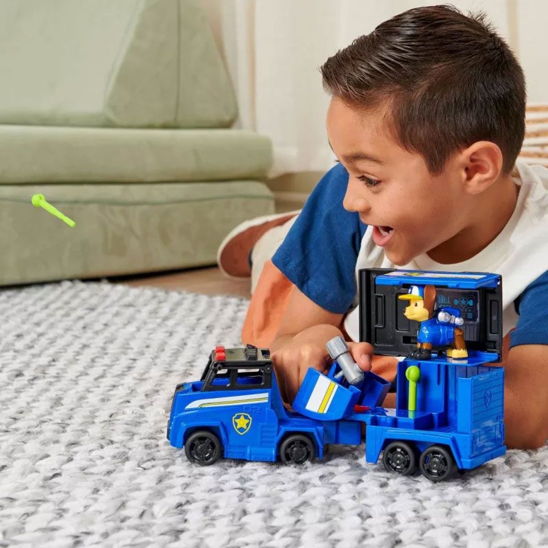 Игрален комплект Spin Master Paw Patrol Rescue Truck фигура с камион, Chase