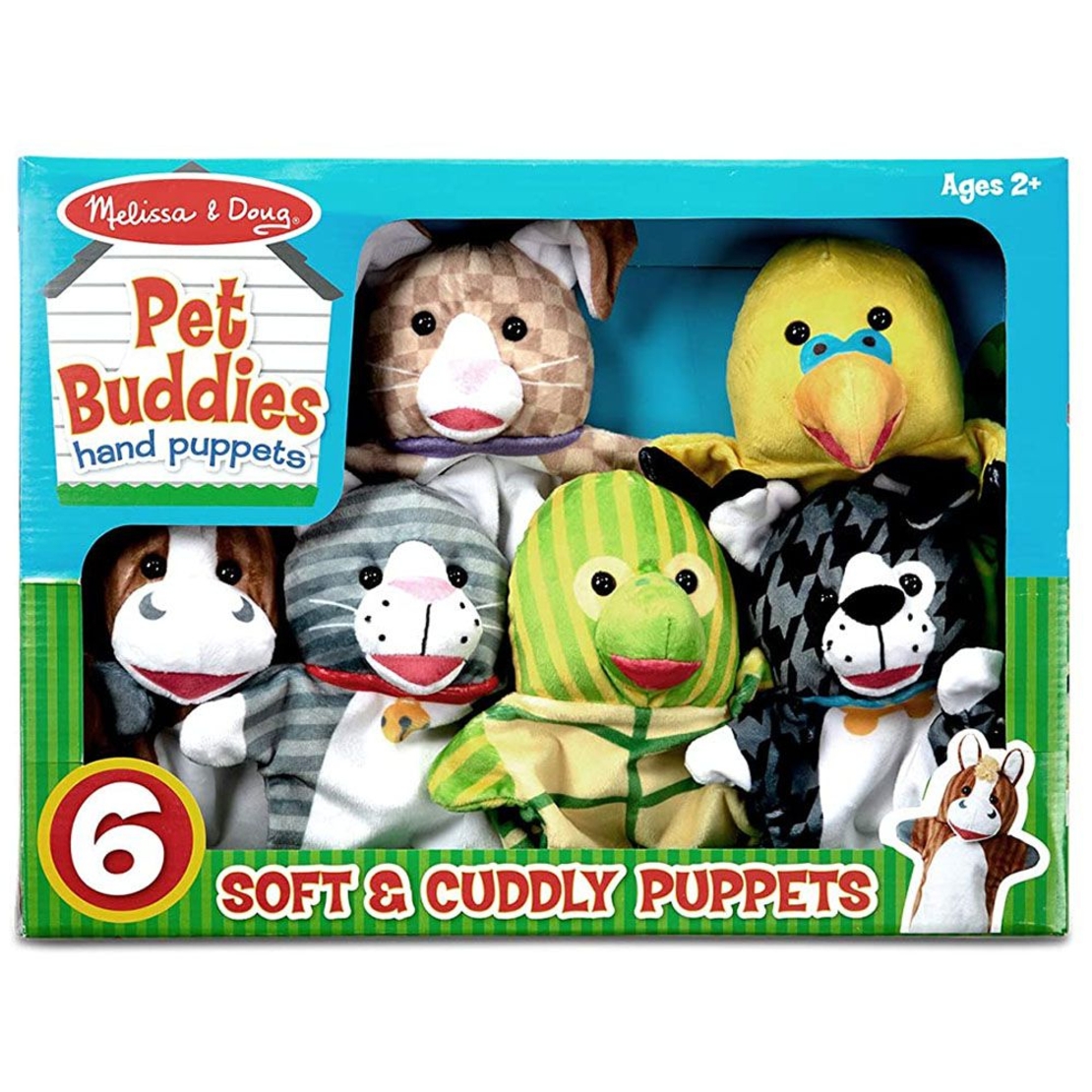 Петрушки за куклен театър Melissa and Doug Домашни любимци 19119