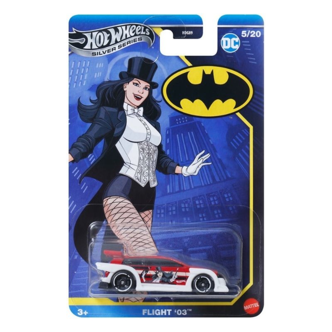 Количка Mattel Hot Wheels Silver Series Batman Flight 03, JBY10