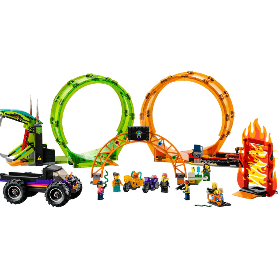 LEGO® City Stuntz Арена за каскади с два лупинга 60339
