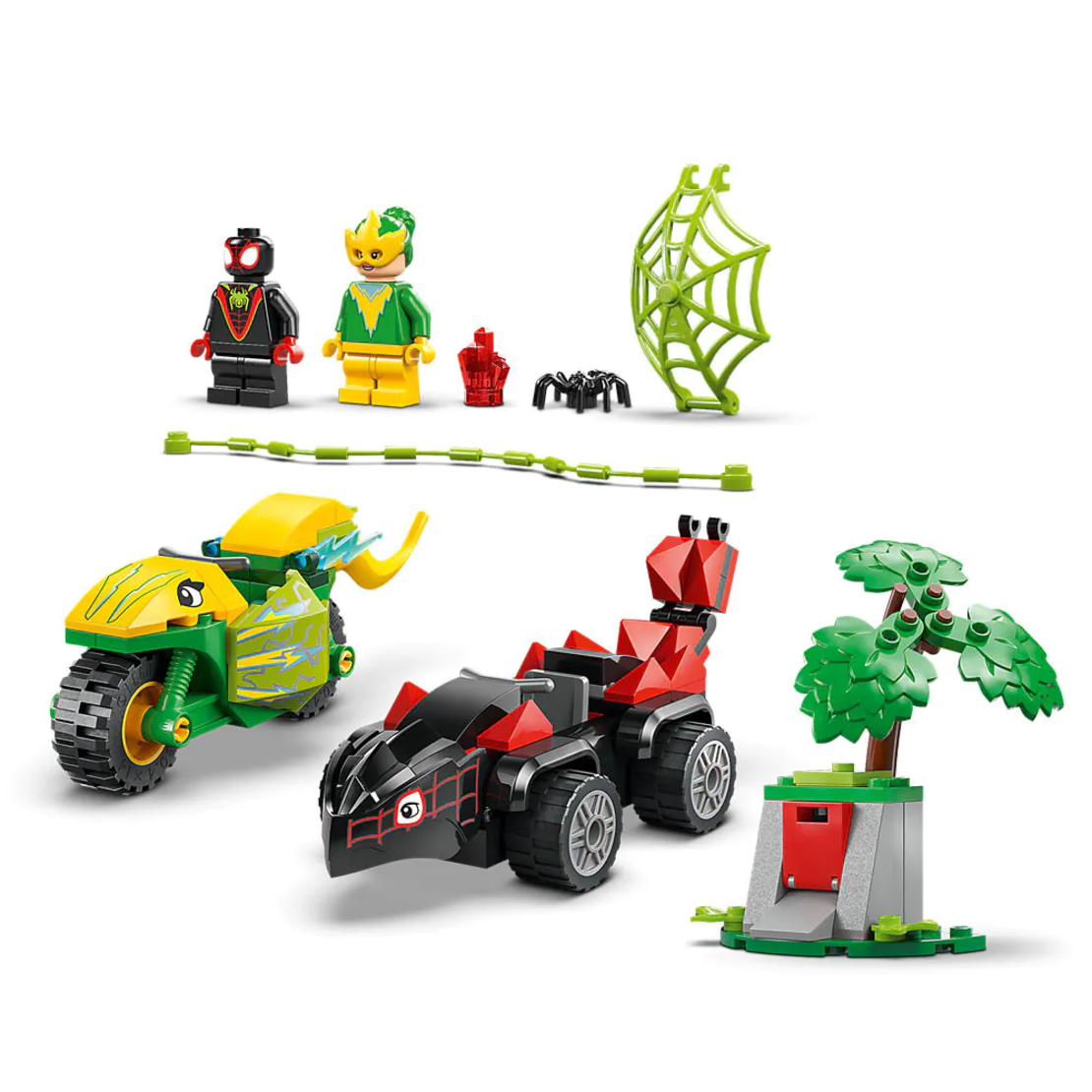 LEGO® Marvel Spidey Преследване с коли-динозаври 11198