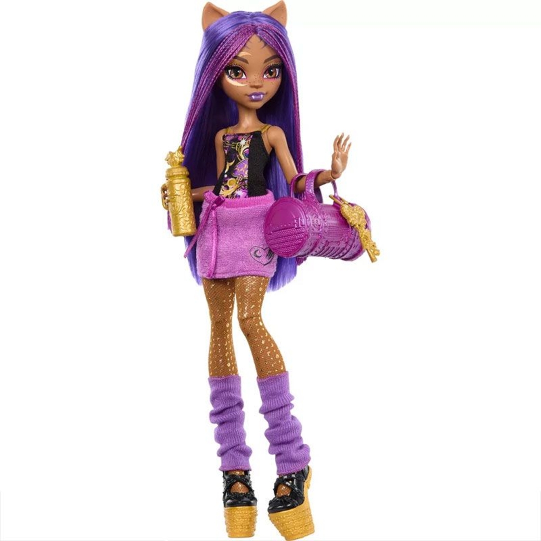 Кукла Mattel Barbie Monster High Skulltimate Secrets, Clawdeen Wolf с аксесоари, 32 см