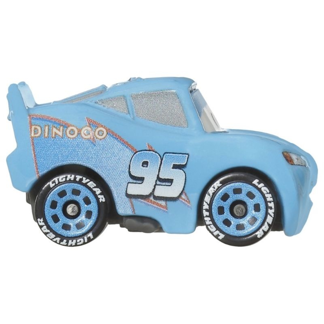 Метална количка Mattel Cars Dinoco Lightning McQueen, JGN96