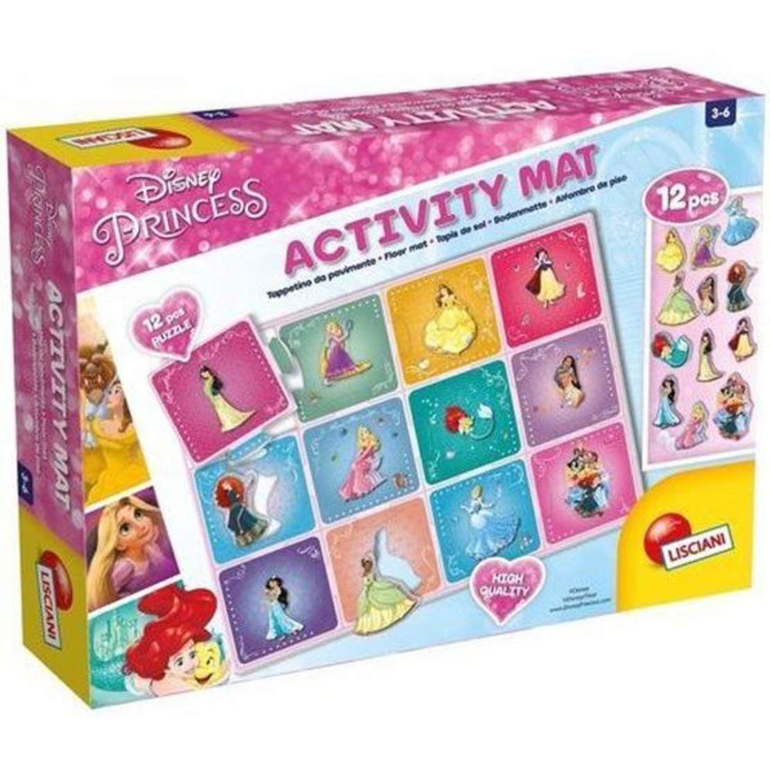 Детски пъзел Lisciani Disney Princess за земя 68005