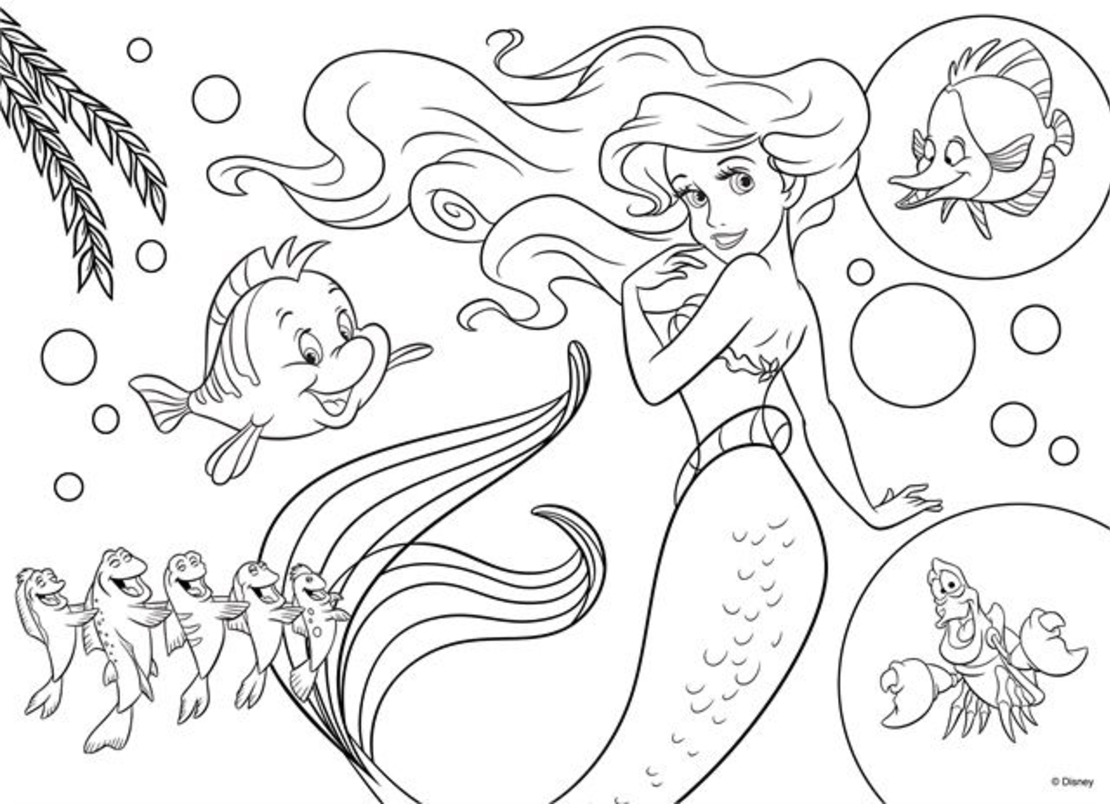 Детски пъзел Lisciani PLUS LITTLE MERMAID 60ч. 74051