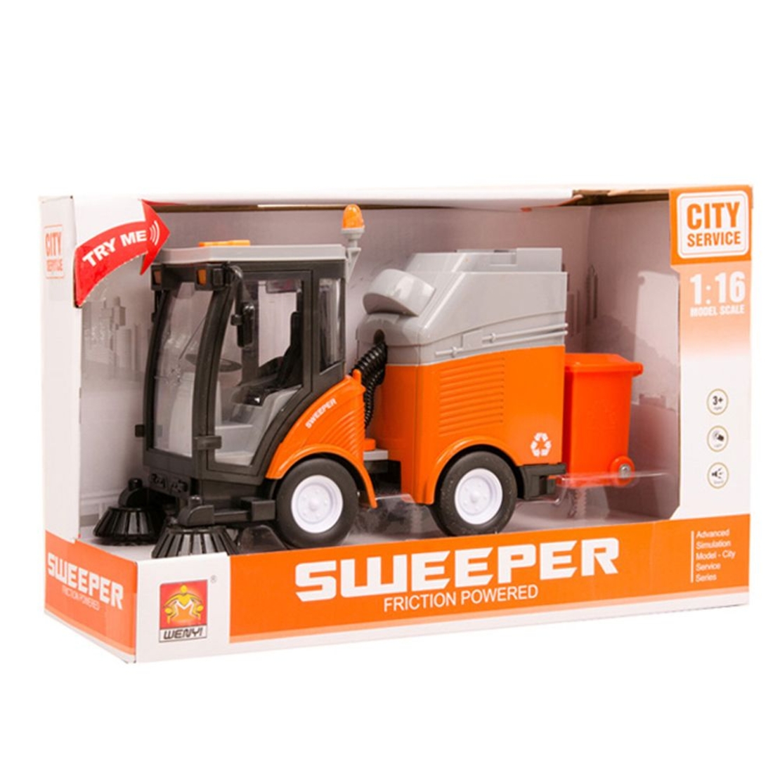 Сметопочистаща машина Wenyi Raya Toys светлини и музика