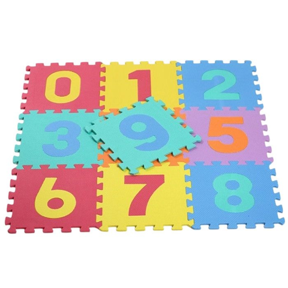Пъзел за под Raya Toys Цифри, 10 части по 31 х 31 см