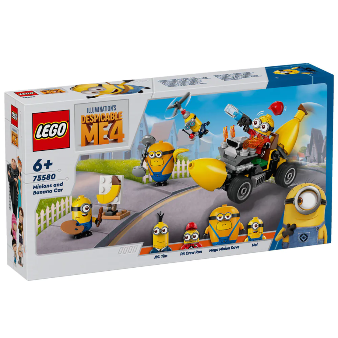LEGO® Despicable Me Миньони и кола банан 75580