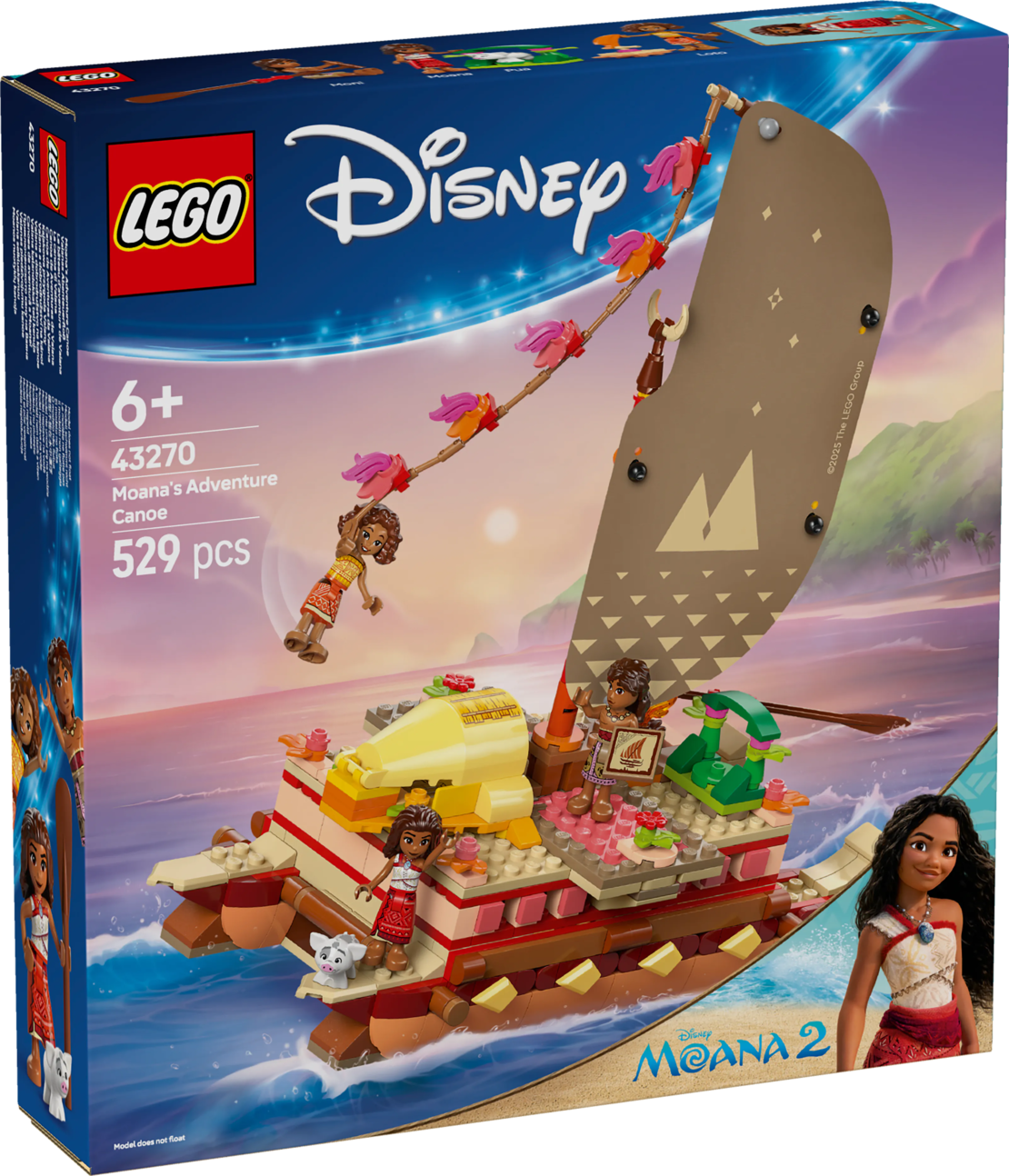 LEGO® Disney Приключенското кану на Ваяна 43270