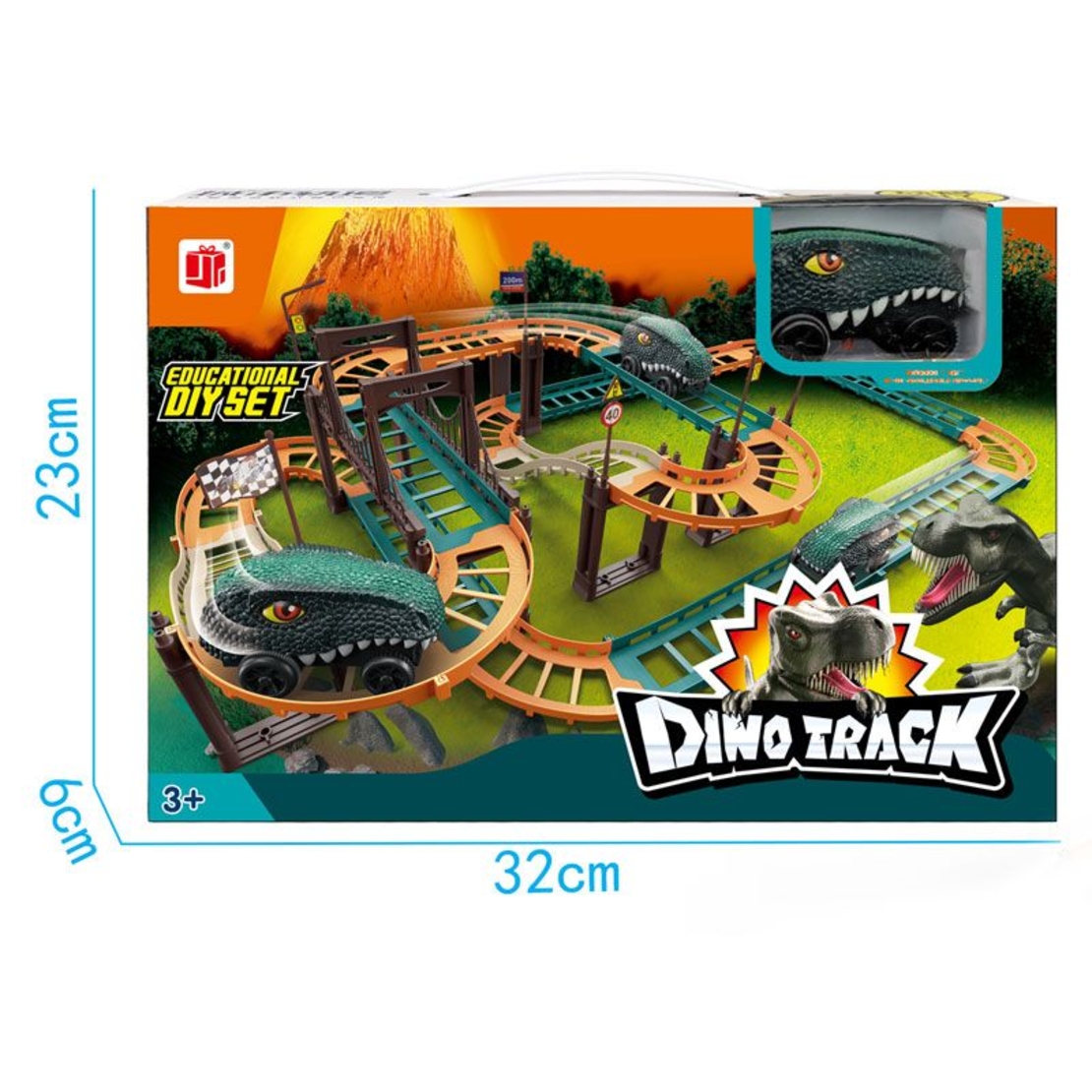 Писта Raya Toys Dino Track, 49 части, с 1 кола