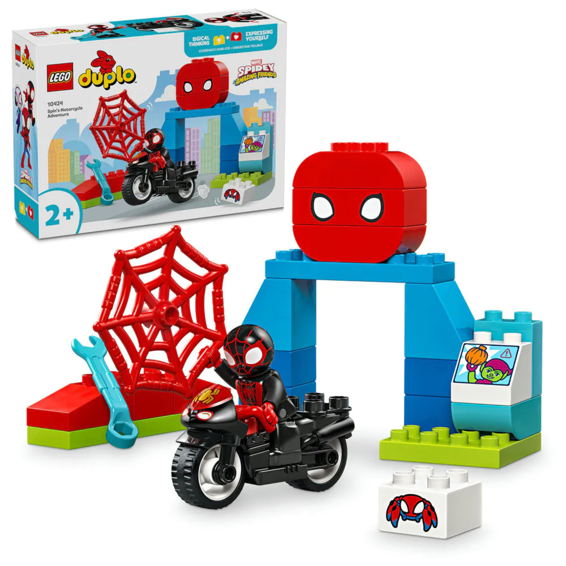LEGO® DUPLO® Marvel Приключение с мотоциклет 10424