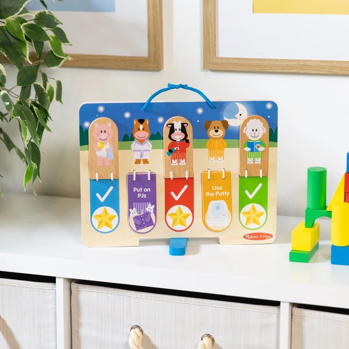 Дървена таблица за игра Melissa and Doug, My Daily Routines 50893