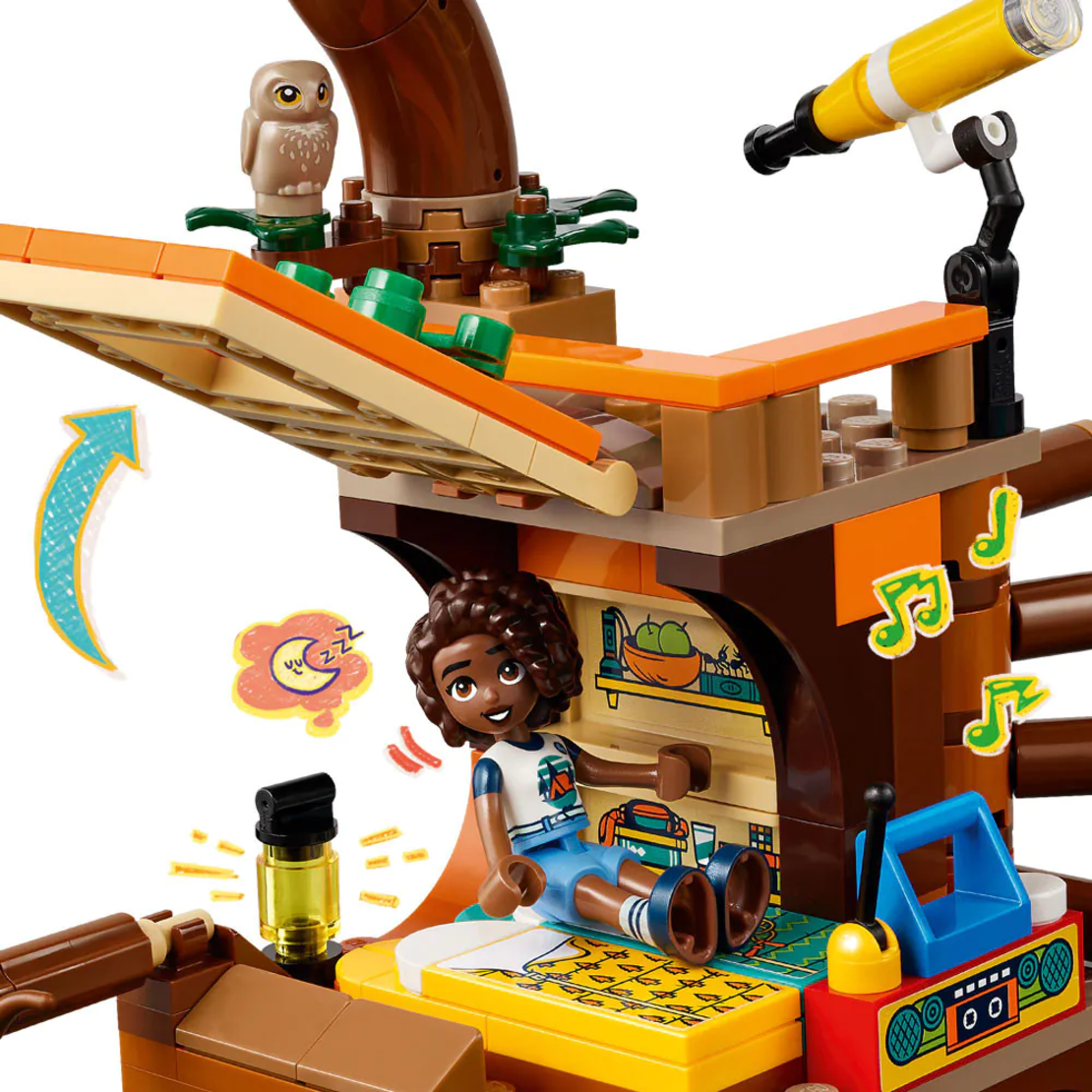 LEGO® Friends Лагер за приключения – дървесна къща 42631