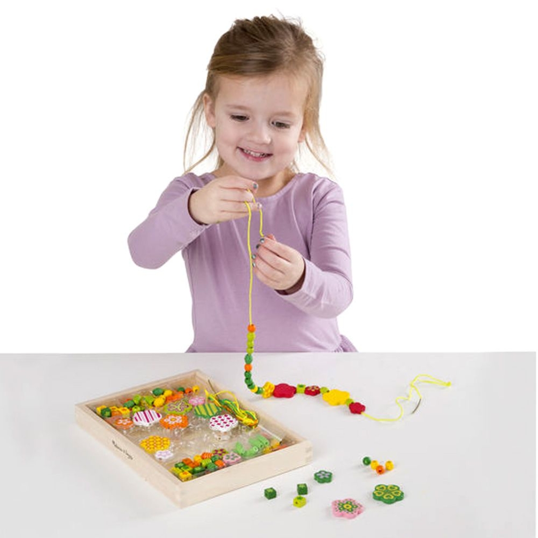 Дървени бижута Melissa and Doug Цветя 14178
