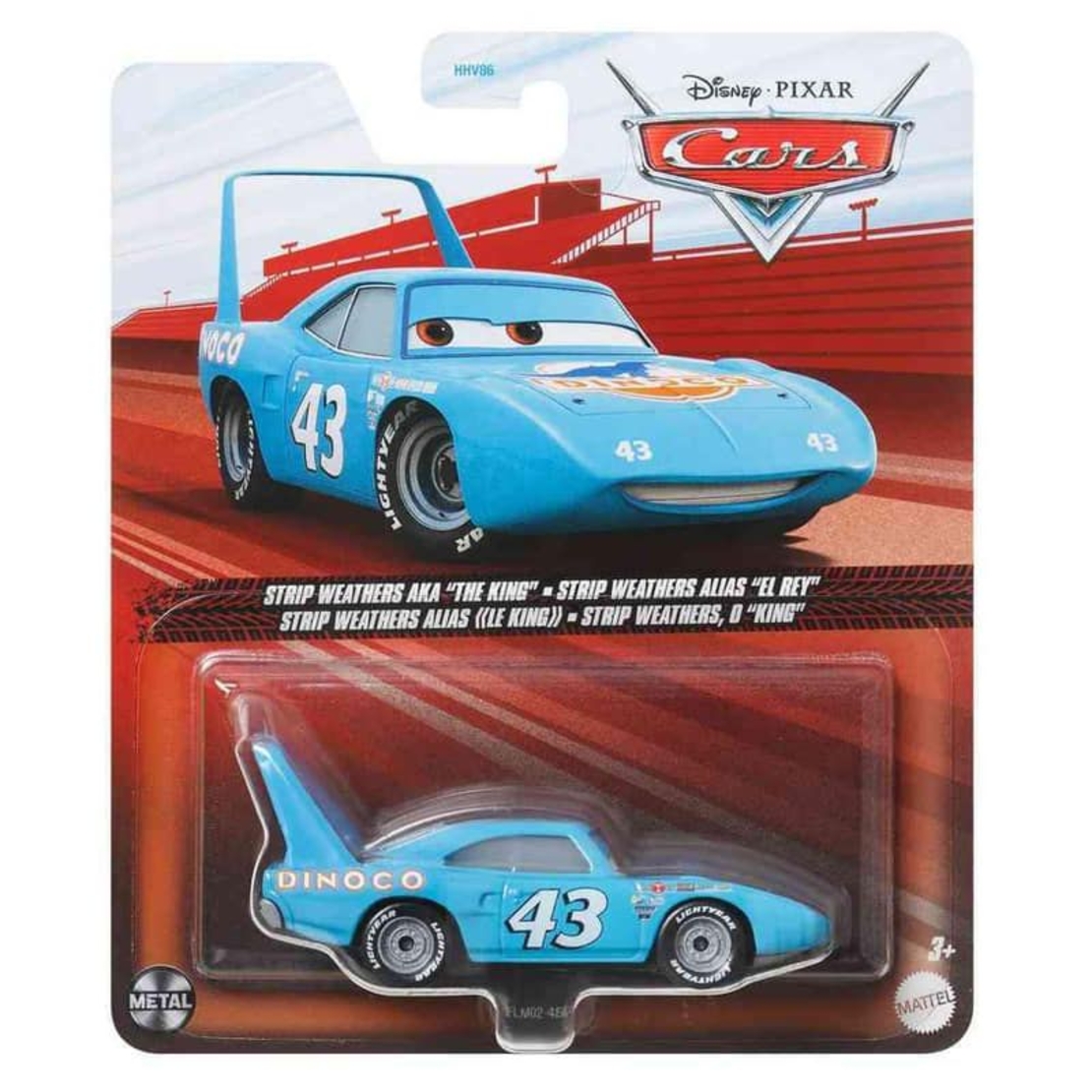 Метална количка Mattel Cars Strip Weathers 1:55, FLM02
