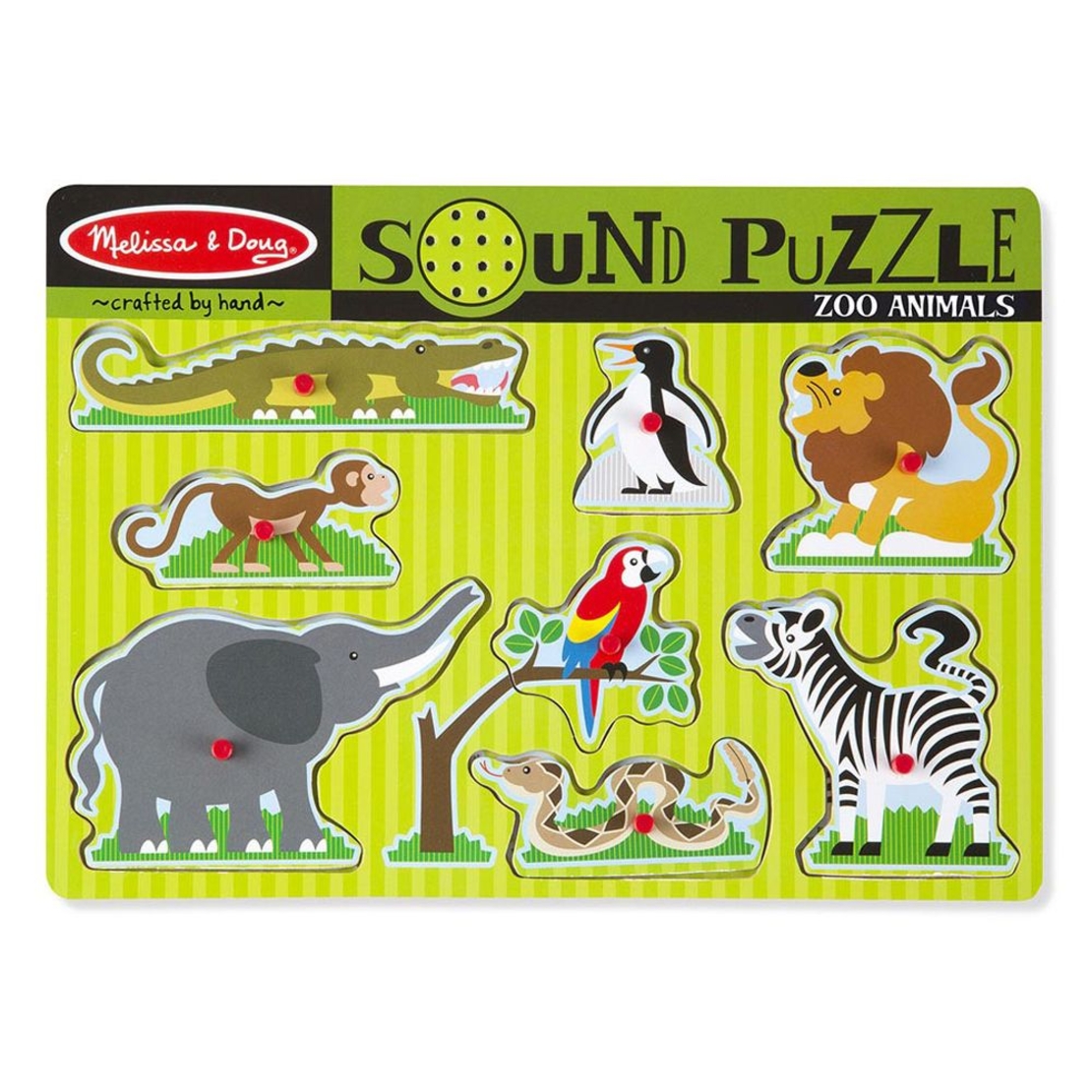 Пъзел със звуци Melissa and Doug Zoo с животни 10727
