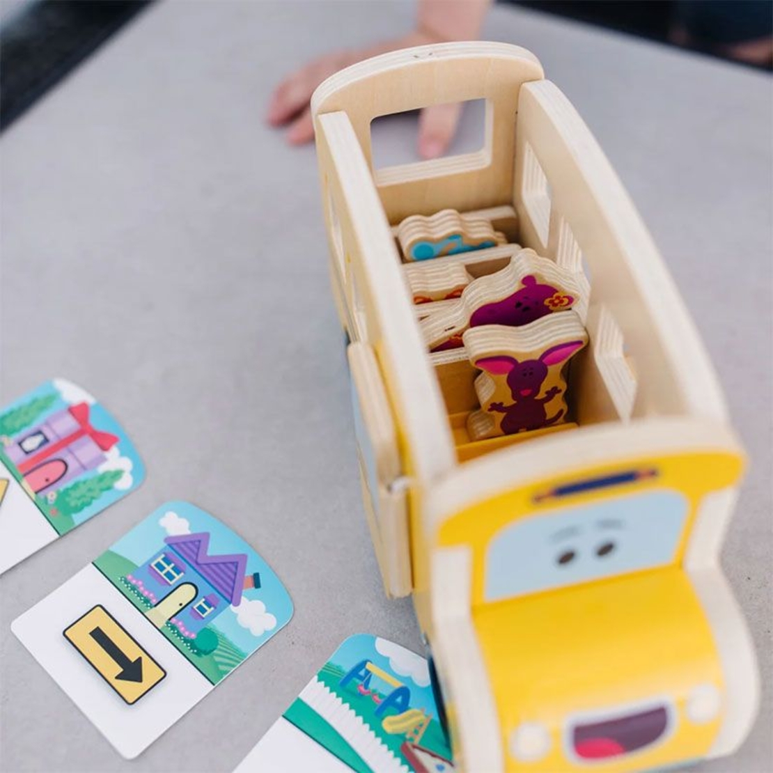 Дървен училищен автобус Melissa & Doug Blue's Clues & You, 33011