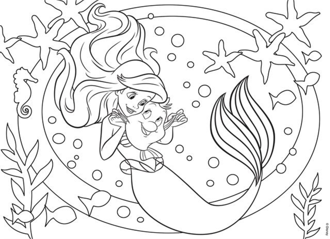 Детски пъзел Lisciani SUPERMAXI LITTLE MERMAID 60ч. 74167